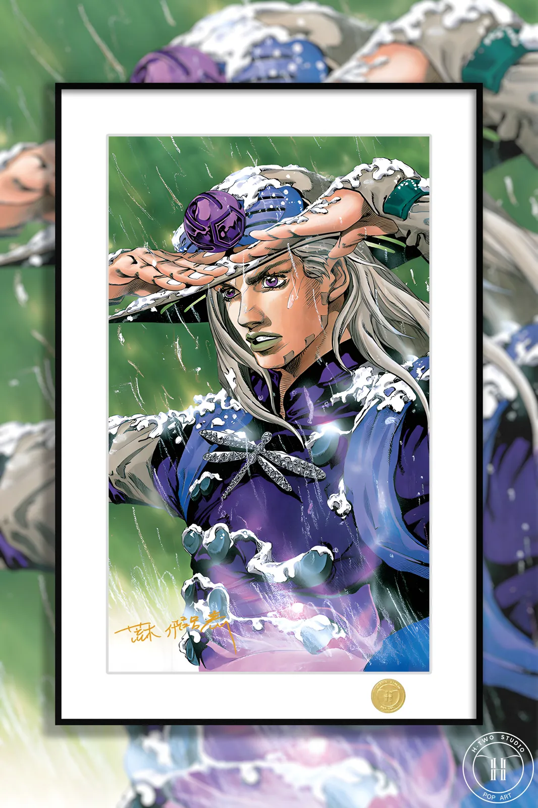 Gyro Zeppeli Decorative Painting - JoJo's Bizarre Adventure: Steel Ball Run - H-TWO Studio - Image 1