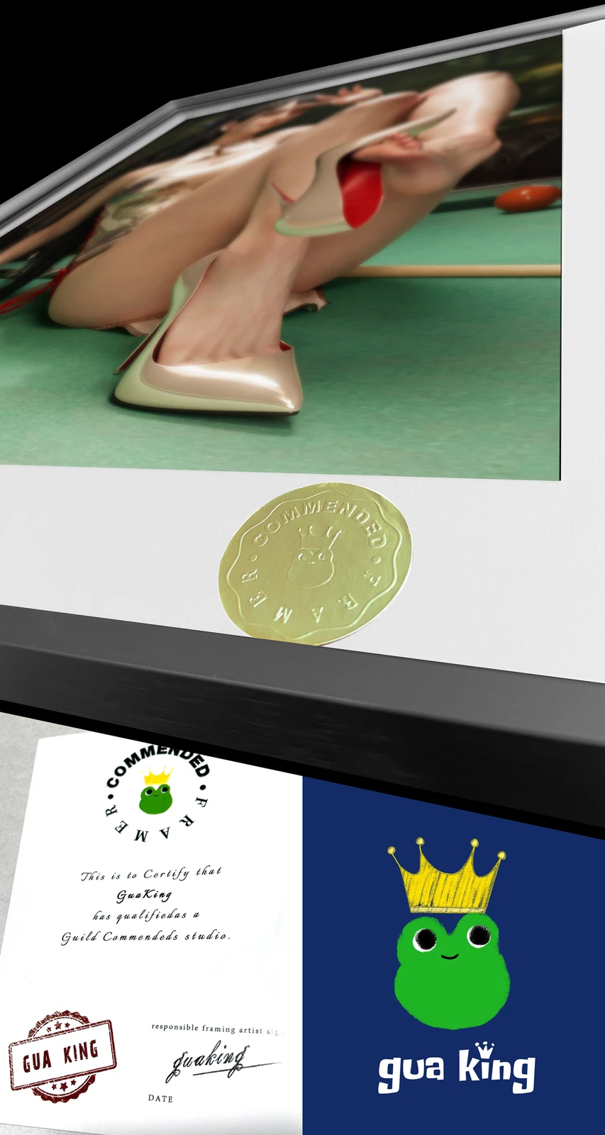 A3 & 4K Size Billiard Girl EVE Decorative Painting - Stellar Blade Decoration Painting - HuangGua Studio - Image 4