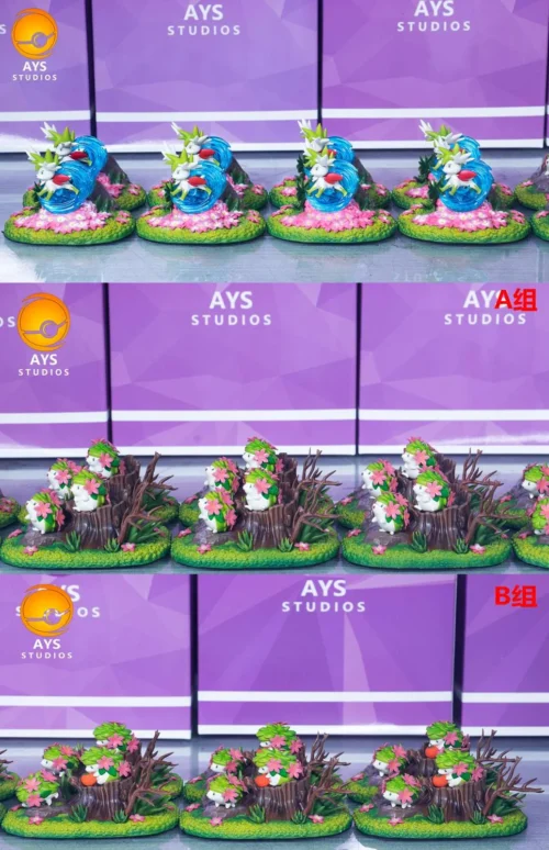 1/15 Scale Shaymin - Pokemon Resin Statue - AYS Studios - Image 1