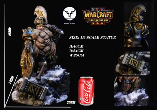 1/6 Scale Mountain King - Warcraft III: Refunded Resin Statue - MOON MODEL Studio - Image 1