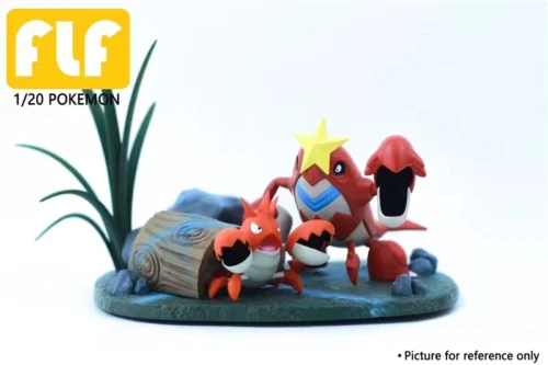 1/20 Scale World Zukan Evolution of Corphish Set - Pokemon Resin Statue - FLF Studio - Image 1