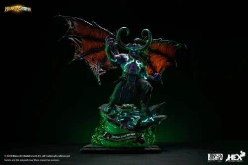 1/10 & 1/6 Scale Illidan Stormrage with LED - HearthStone: Heroes of Warcraft Resin Statue - HEX Studios - Image 1