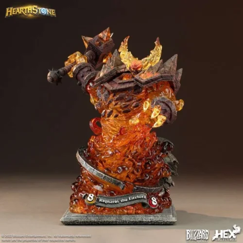 1/10 Scale Ragnaros the Firelord with LED - HearthStone: Heroes of Warcraft Resin Statue - HEX Studios - Image 1
