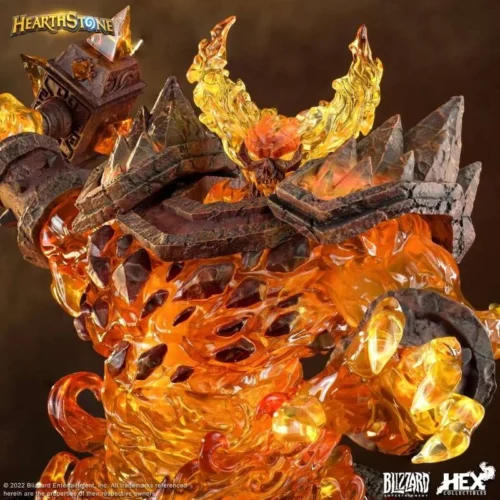 1/10 Scale Ragnaros the Firelord with LED - HearthStone: Heroes of Warcraft Resin Statue - HEX Studios - Image 2