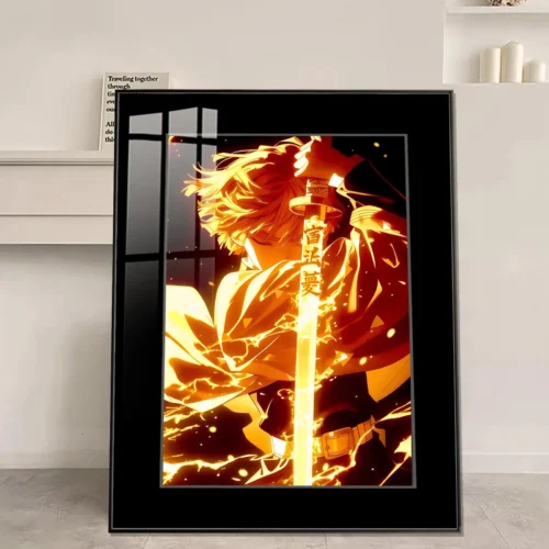 Zenitsu Agatsuma Decorative Painting - Demon Slayer: Kimetsu No Yaiba Decorative Painting - JuZi Studio - Image 1
