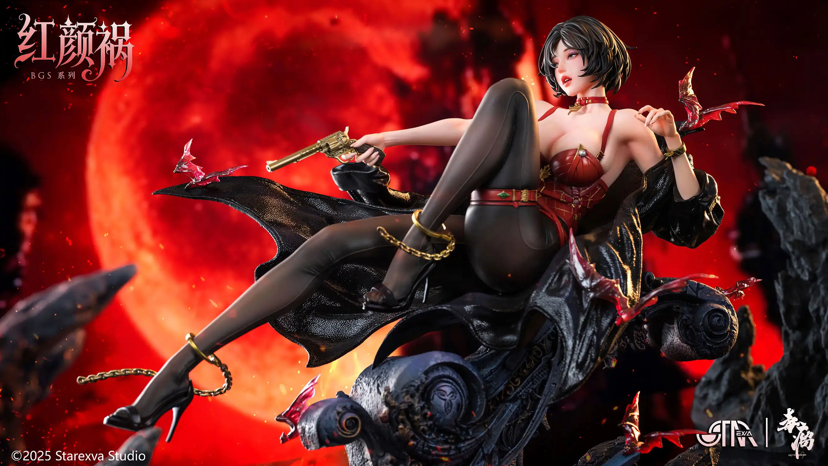 1/4 Scale Licensed Hong Yan Huo - Original Design Resin Statue - STAREXVA Studios - Image 4