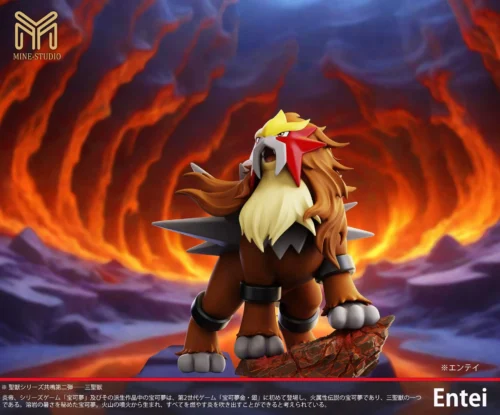 1/20 Scale World Zukan Three Legendary Beasts - Pokemon Resin Statue - My-Studio - Image 2