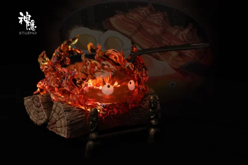 Meet Series Calcifer with LED - Howl's Moving Castle Resin Statue - ShenYin Studio - Image 2