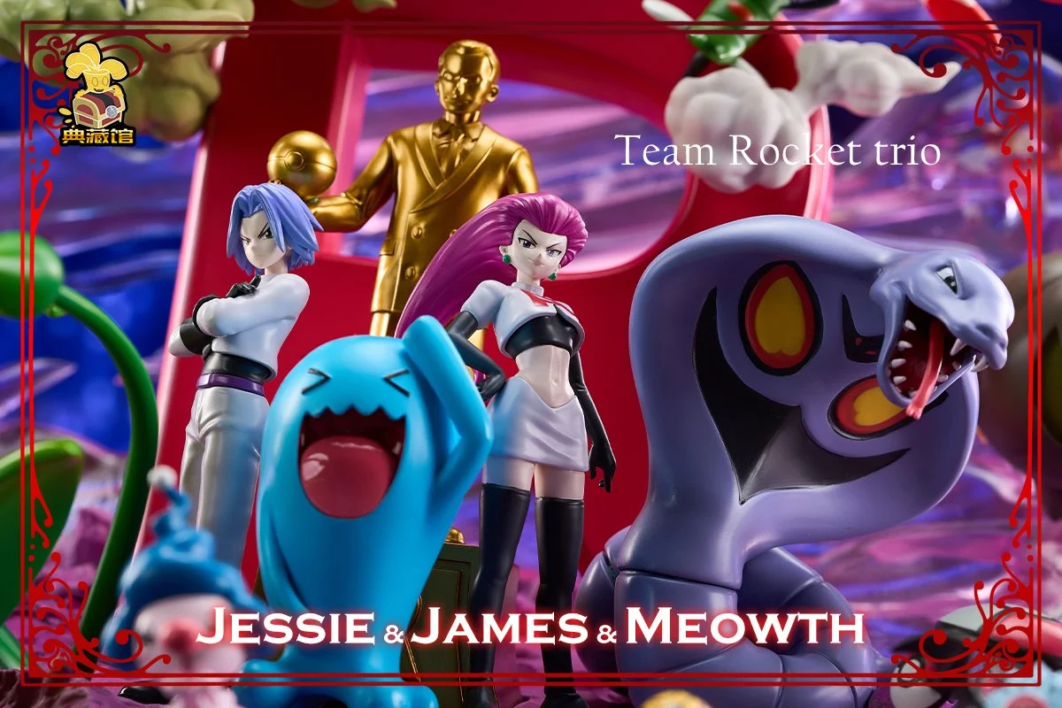 1/20 Scale World Zukan Team Rocket with LED - Pokemon Resin Statue - DianCangGuan Studios - Image 4