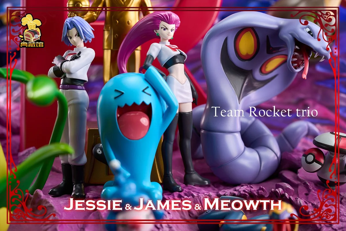1/20 Scale World Zukan Team Rocket with LED - Pokemon Resin Statue - DianCangGuan Studios - Image 5