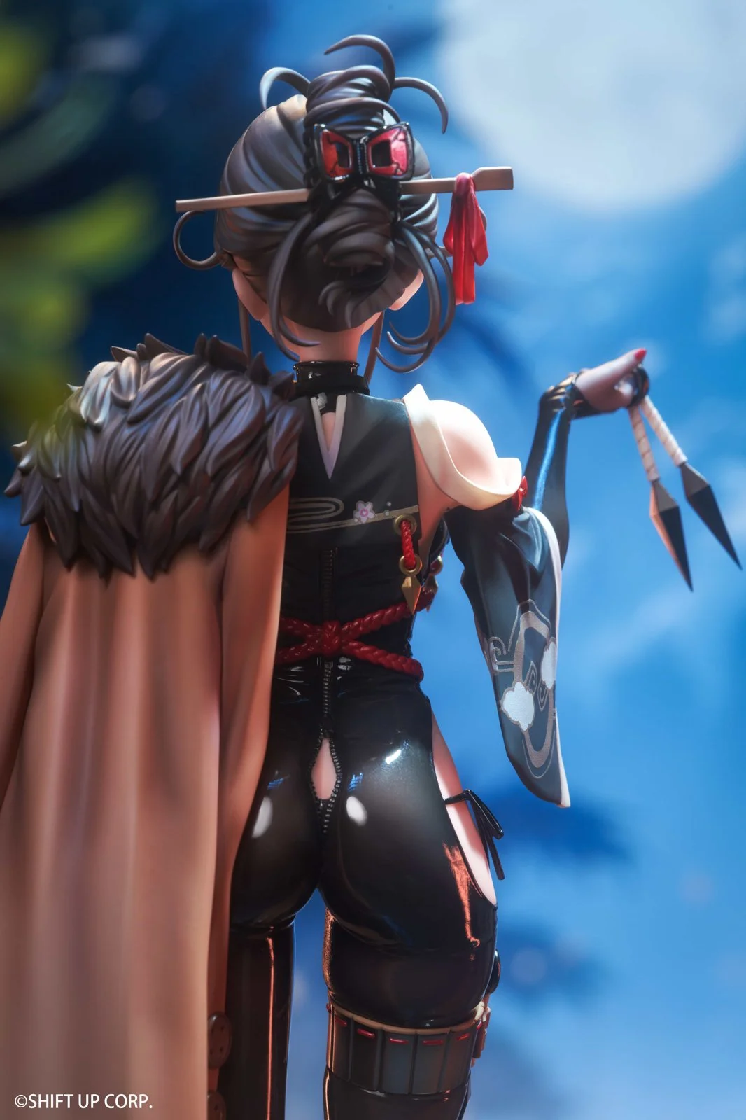 1/7 Scale Midnight Stealth Ver. Sakura - Goddess of Victory: Nikke Official Statue - Hobby Sakura Studio - Image 6