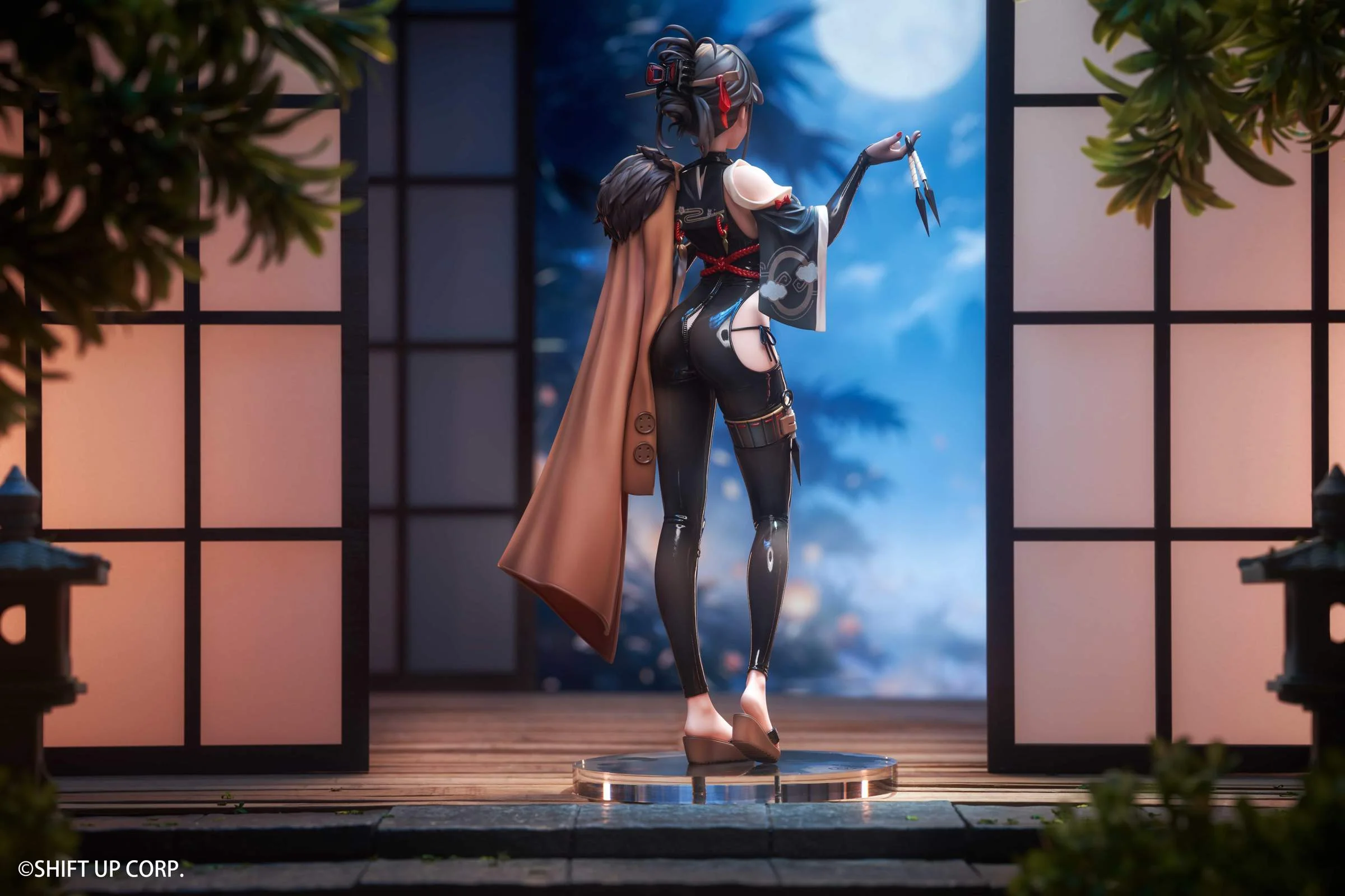 1/7 Scale Midnight Stealth Ver. Sakura - Goddess of Victory: Nikke Official Statue - Hobby Sakura Studio - Image 13