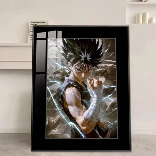 Hiei Decorative Painting - YuYu Hakusho Decorative Painting - JuZi Studio - Image 1