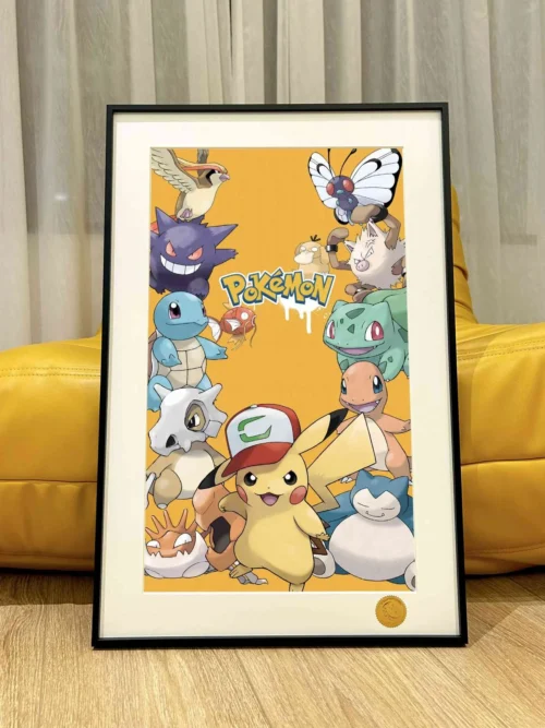 Pikachu & Friends Decorative Painting - Pokemon - Xingkong Studio - Image 1