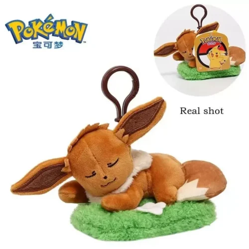 Licensed Grassland Ver. Eevee Super Soft Short Plush Doll Charms - Free Shipping - Pokemon [In Stock] - Image 1