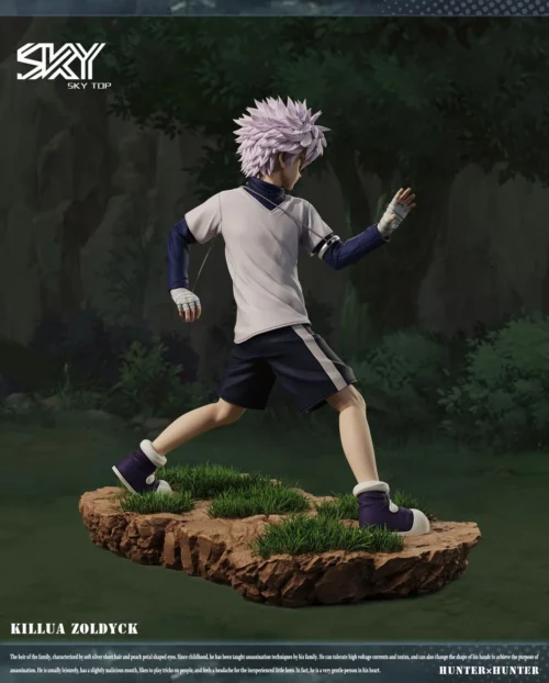 Playing Yo-yo Killua Zoldyck - HUNTER X HUNTER Resin Statue - Sky Top Studios - Image 2