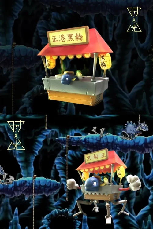 Unknown Snack Bar & Snack Bar & Dark Drake - MapleStory Resin Statue - ShiGuang Studio - Image 2