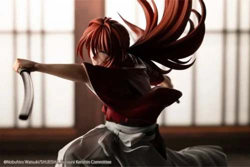 1/8 Scale Artfx J Series PV152 Himura Kenshin - Rurouni Kenshin Official Statue - Kotobukiya - Image 2