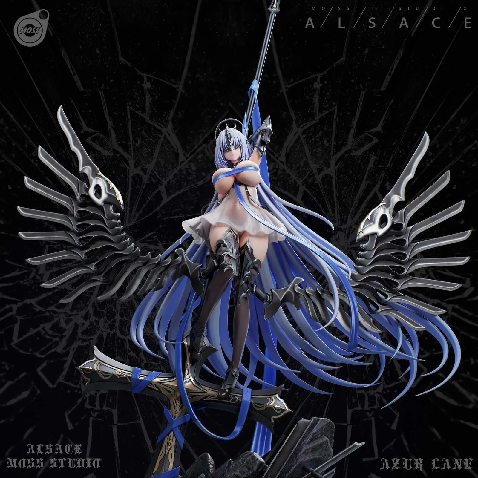 1/6 Scale FFNF Alsace - Azur Lane Resin Statue - MOSS Studio - Image 3