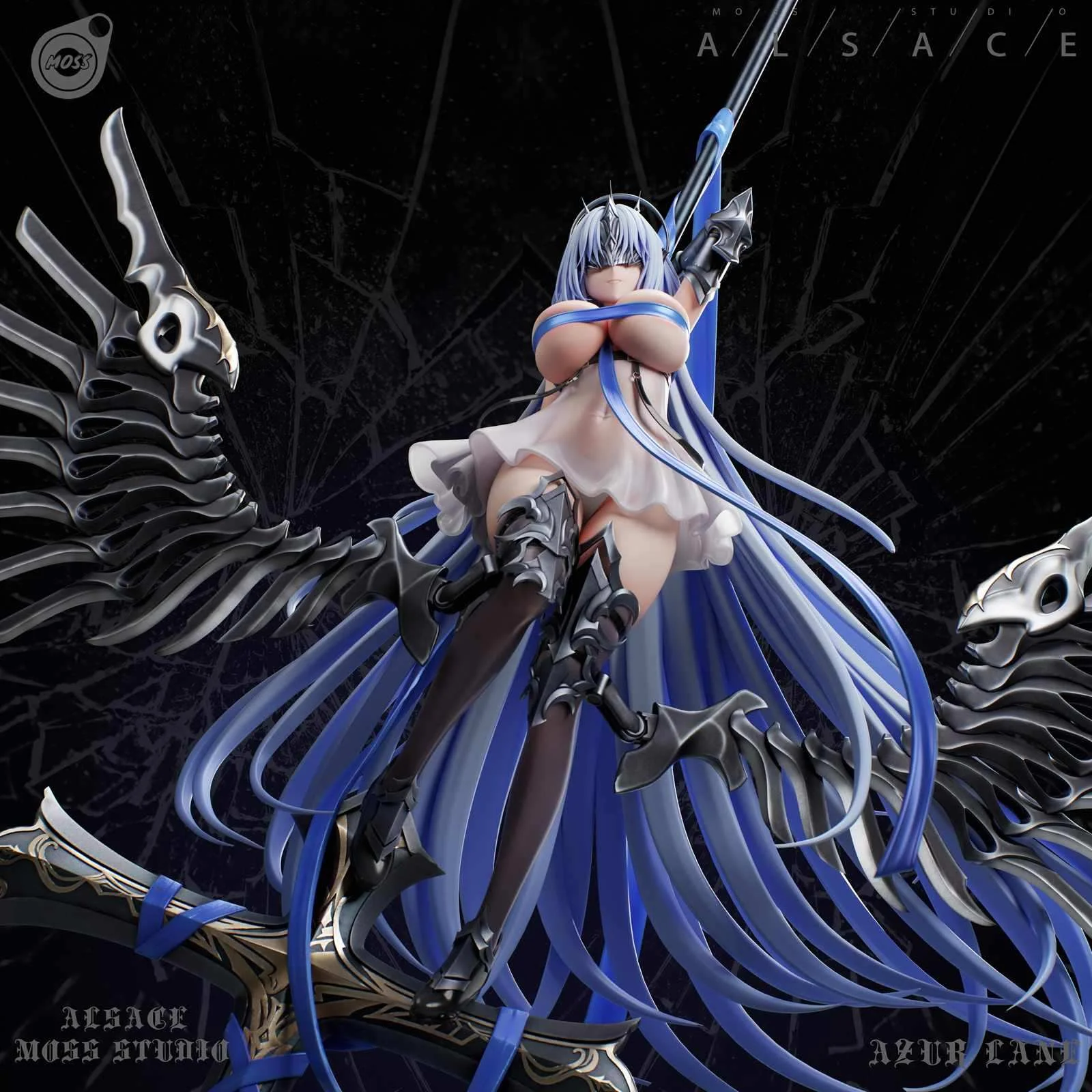 1/6 Scale FFNF Alsace - Azur Lane Resin Statue - MOSS Studio - Image 5