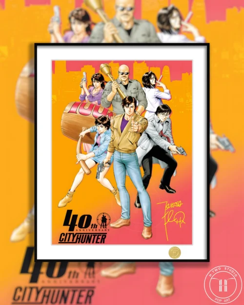 40th Anniversary Decorative Painting - City Hunter - H-TWO Studio - Image 1