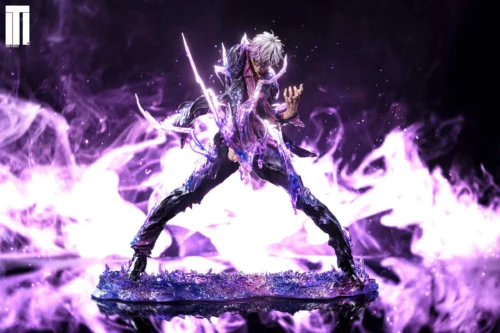 POP Scale Satoru Gojo with LED - Jujutsu Kaisen Resin Statue - Iron Curtain Studio - Image 1