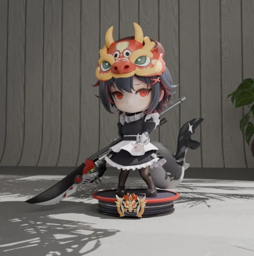 Zodiac Series 001 Dragon Ellen Joe - Zenless Zone Zero Resin Statue - QQAi Studio - Image 1