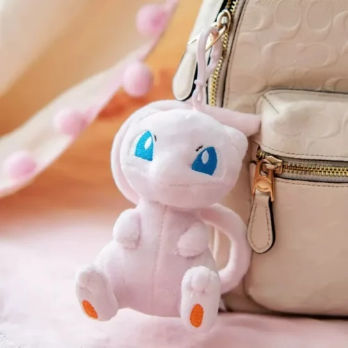 Licensed Mew Super Soft Short Plush Doll Charms - Free Shipping - Pokemon [In Stock] - Image 1