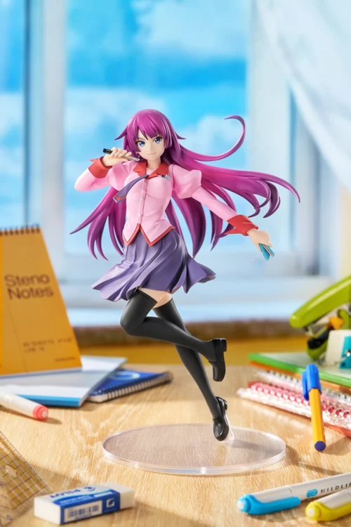 L Size POP UP PARADE Series Hitagi Senjougahara - Monogatari Official Statue - Good Smile Company
