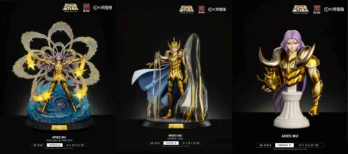 Licensed Aries Mu - Saint Seiya Resin Statue - JIMEI Palace Studios - Image 1