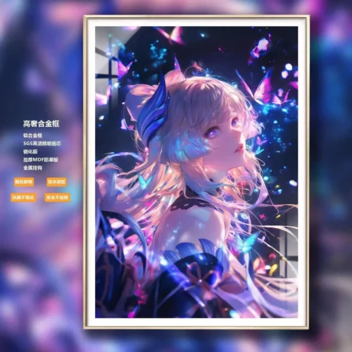 Sangonomiya Kokomi Decorative Painting - Genshin Impact Decorative Painting - AMaoHuaShe Studio - Image 1