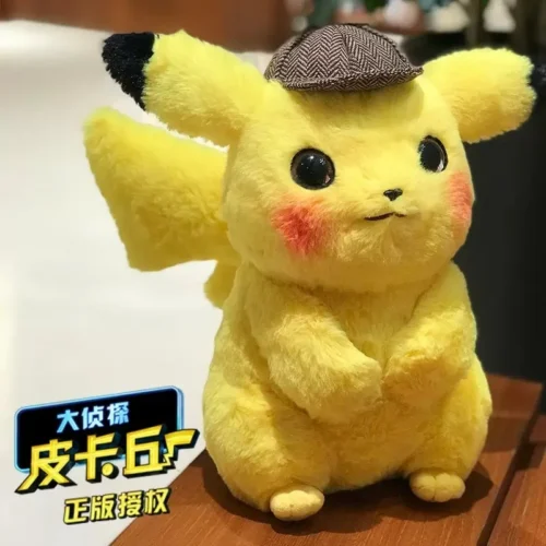 Licensed Detective Pikachu Super Soft Short Plush Doll - Free Shipping - Pokemon [In Stock] - Image 1