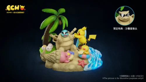 Summer Season Scene - Pokemon Statue - ECHO_Studio - Image 1