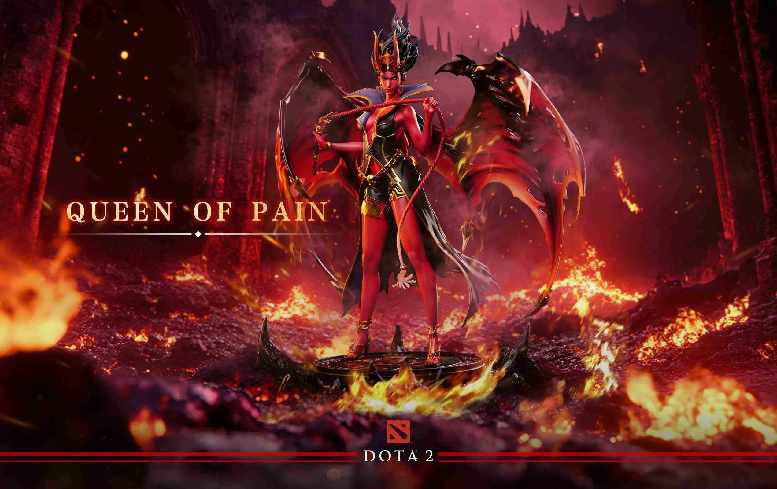 1/7 Scale Licensed Queen of Pain with LED - DOTA 2 Statue - WanMeiShiJieDianJing Studio - Image 1