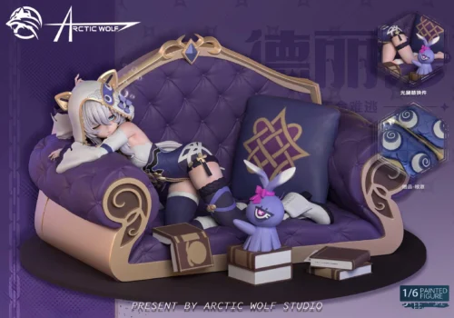 1/6 Scale Dreaming Theresa Apocalypse - Honkai Impact 3rd Archives Resin Statue - Arctic Wolf Studio - Image 2