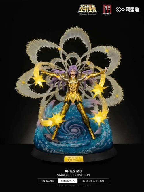 Licensed Aries Mu - Saint Seiya Resin Statue - JIMEI Palace Studios - Image 2