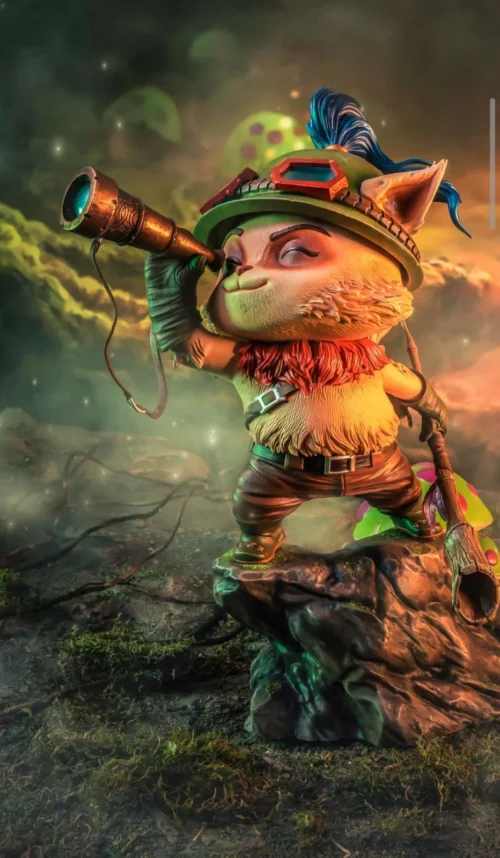 1/4 Scale The Swift Scout Teemo - League of Legends (LOL) Official Resin Statue - PureArts - Image 2
