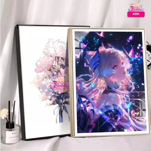 Sangonomiya Kokomi Decorative Painting - Genshin Impact Decorative Painting - AMaoHuaShe Studio - Image 2