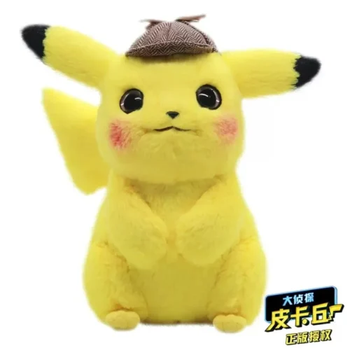 Licensed Detective Pikachu Super Soft Short Plush Doll - Free Shipping - Pokemon [In Stock] - Image 2