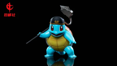 Zhu Bajie Cosplay Squirtle & Sha Wujing Cosplay Charmander - Journey to the West Pokemon Statue - BaoYouShe Studio - Image 2