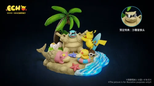 Summer Season Scene - Pokemon Statue - ECHO_Studio - Image 2