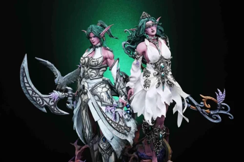 1/5 Scale Tyrande Whisperwind & Priestesses of Elune - World of Warcraft Resin Statue - Four Horsemen Studios - Image 2