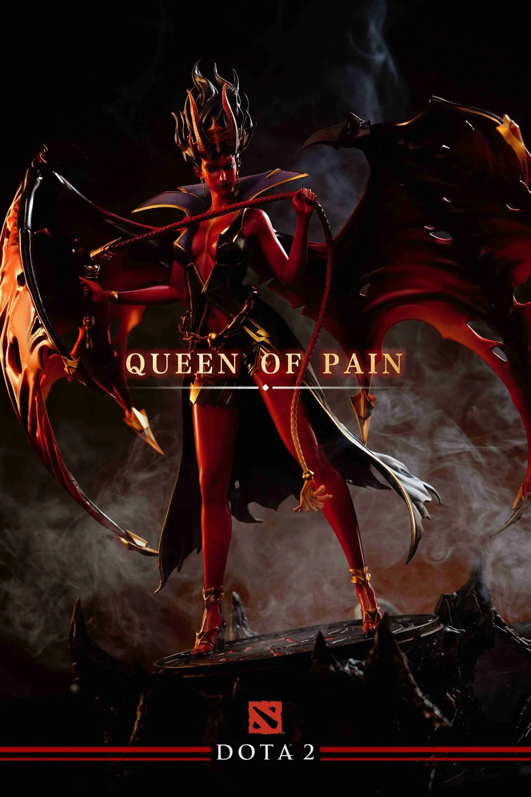 1/7 Scale Licensed Queen of Pain with LED - DOTA 2 Statue - WanMeiShiJieDianJing Studio - Image 2
