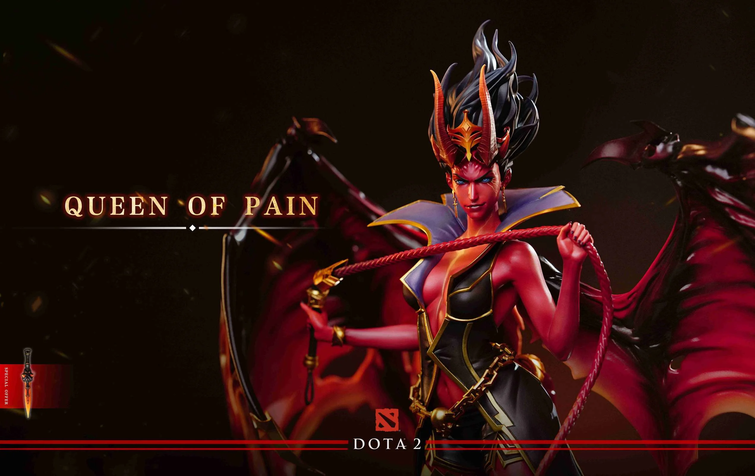 1/7 Scale Licensed Queen of Pain with LED - DOTA 2 Statue - WanMeiShiJieDianJing Studio - Image 6