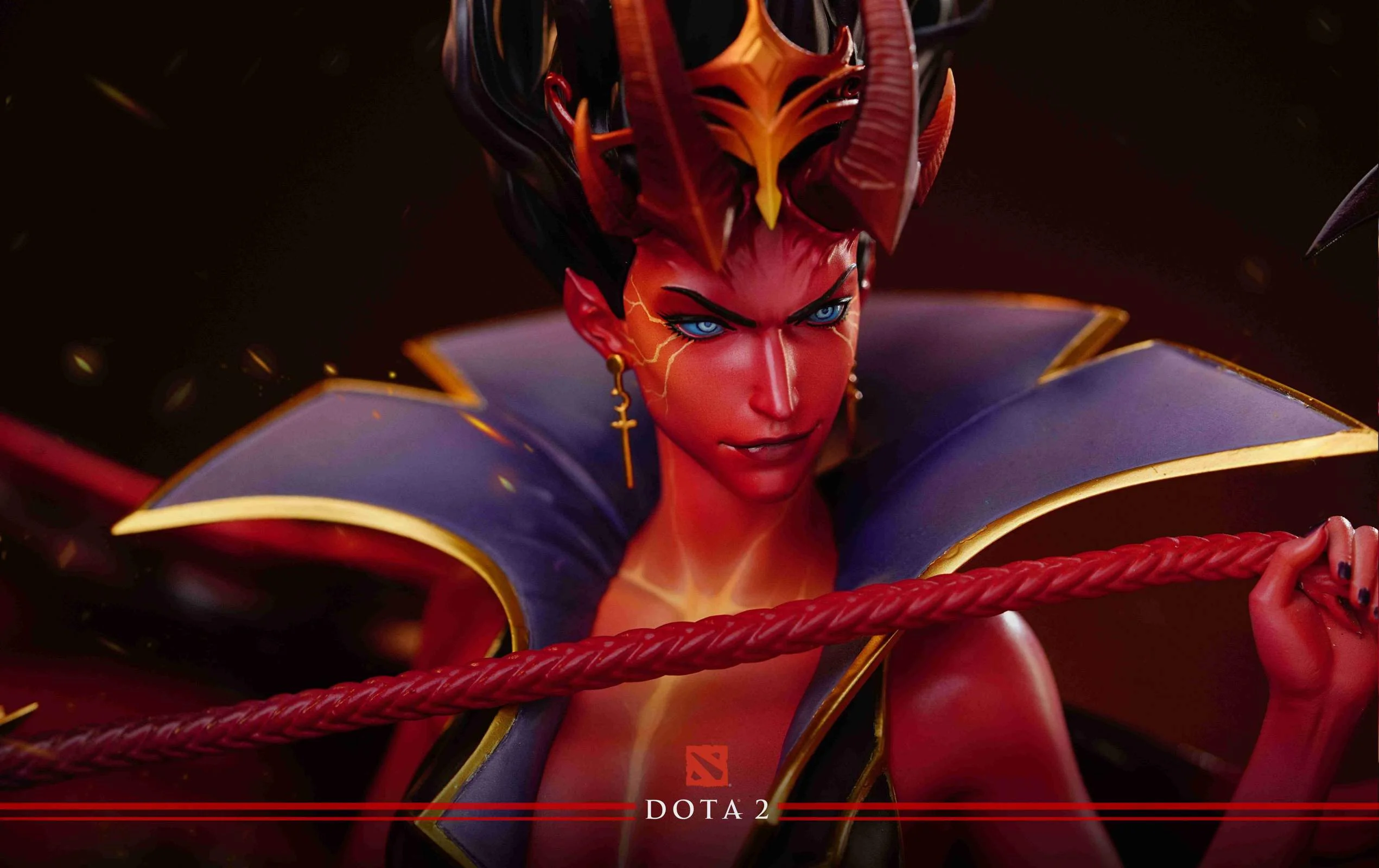 1/7 Scale Licensed Queen of Pain with LED - DOTA 2 Statue - WanMeiShiJieDianJing Studio - Image 7