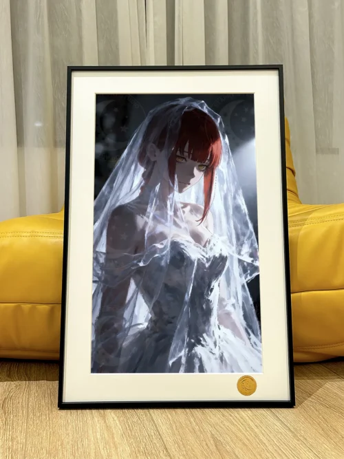 Wedding Ver. Makima Decorative Painting - Chainsaw Man - Xingkong Studio - Image 1