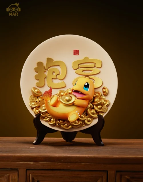 Rich Charmander - Pokemon Resin Statue - MAR Studio - Image 1