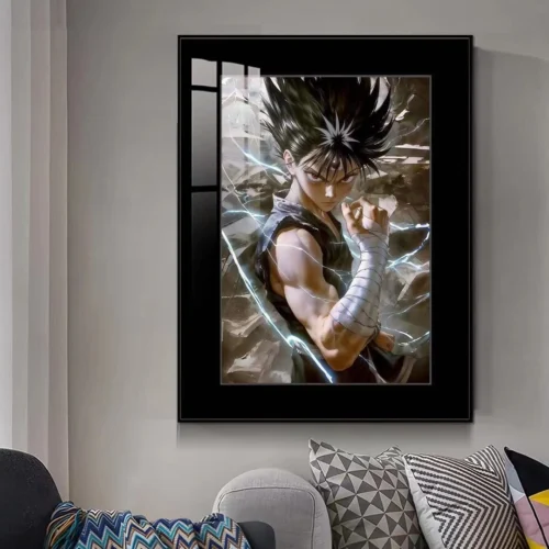 Hiei Decorative Painting - YuYu Hakusho Decorative Painting - JuZi Studio - Image 2