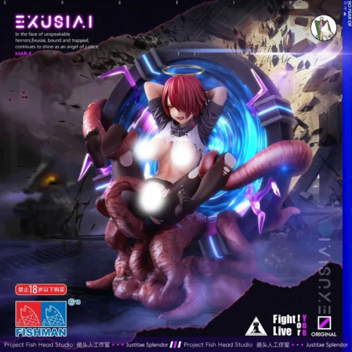 1/6 Scale Exusiai with LED - Arknights Resin Statue - YuTouRen Studio - Image 1