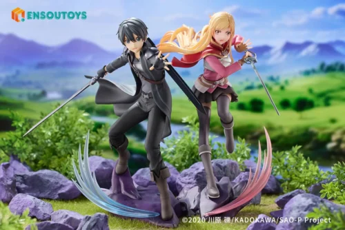 1/7 Scale Kirito/ Kirigaya Kazuto & Yuuki Asuna - Sword Art Online Progressive: Scherzo of a Dark Dusk Official Statue - ENSOUTOYS - Image 1